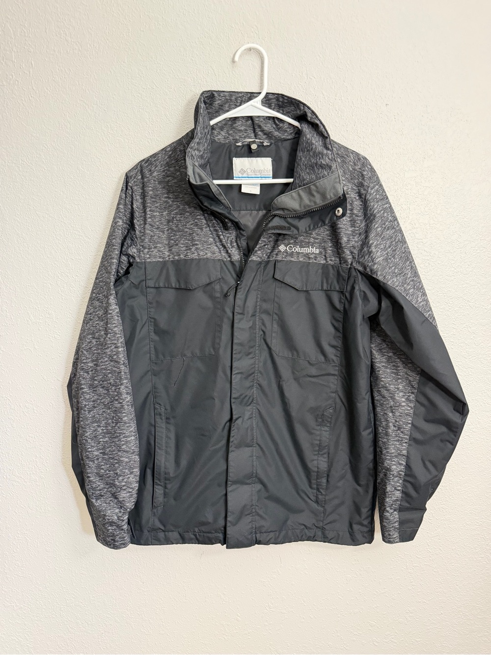 Columbia Mens Timberline 3 In 1 Interchange Jacket Small Gray Full Zip